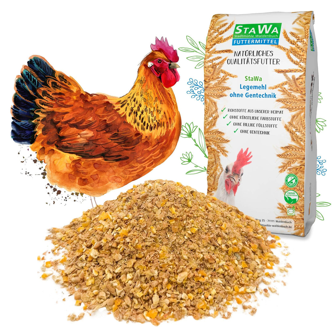 STAWA Legemehl Basis, ohne Gentechnik, Hühnerfutter, 25 kg, 25 kg