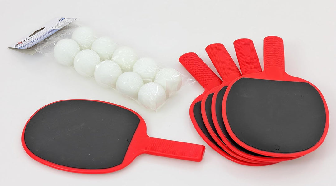 Betzold Sport - Tischtennis Outdoor-Set - Tischtennis-Schläger Tischtennis-Bälle NoColor Einheitsgrö