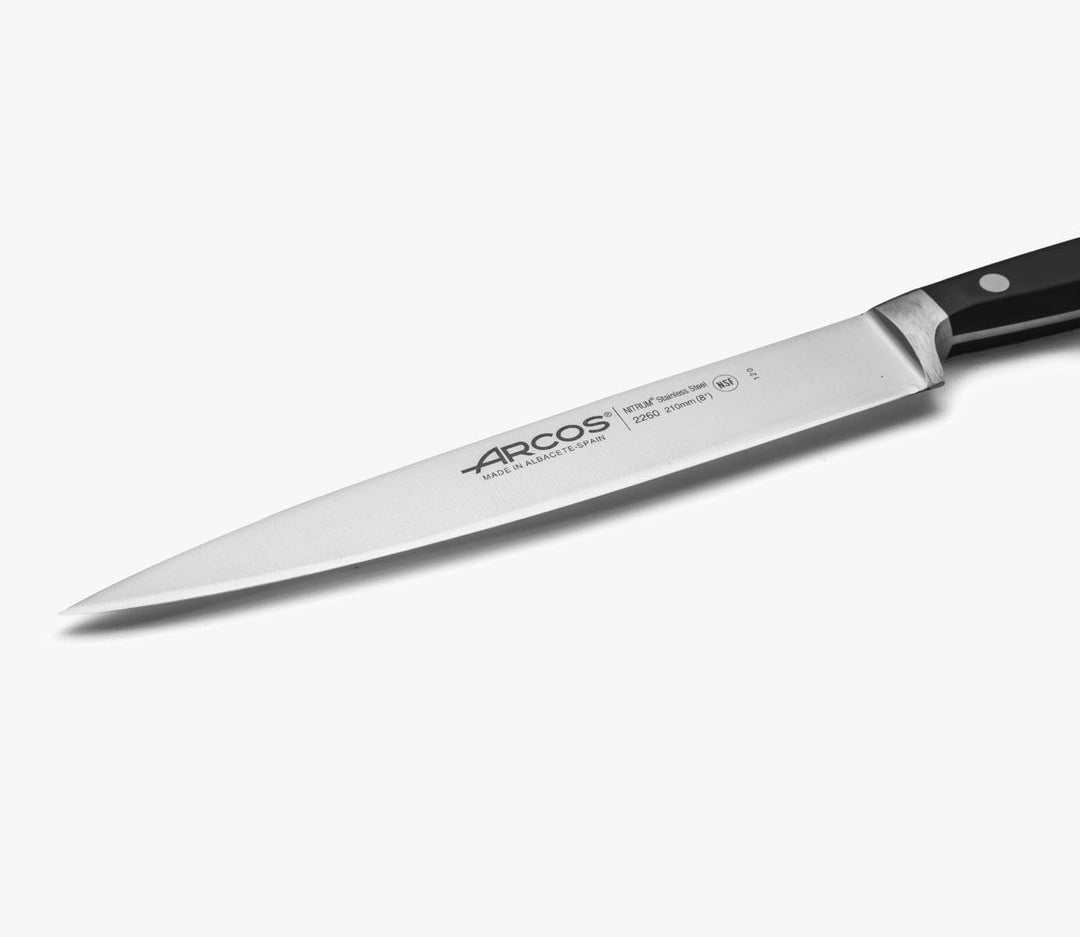 Arcos Opera - Küchenmesser - NITRUM geschmiedetem Edelstahl 210 mm - HandGriff POM Farbe Schwarz