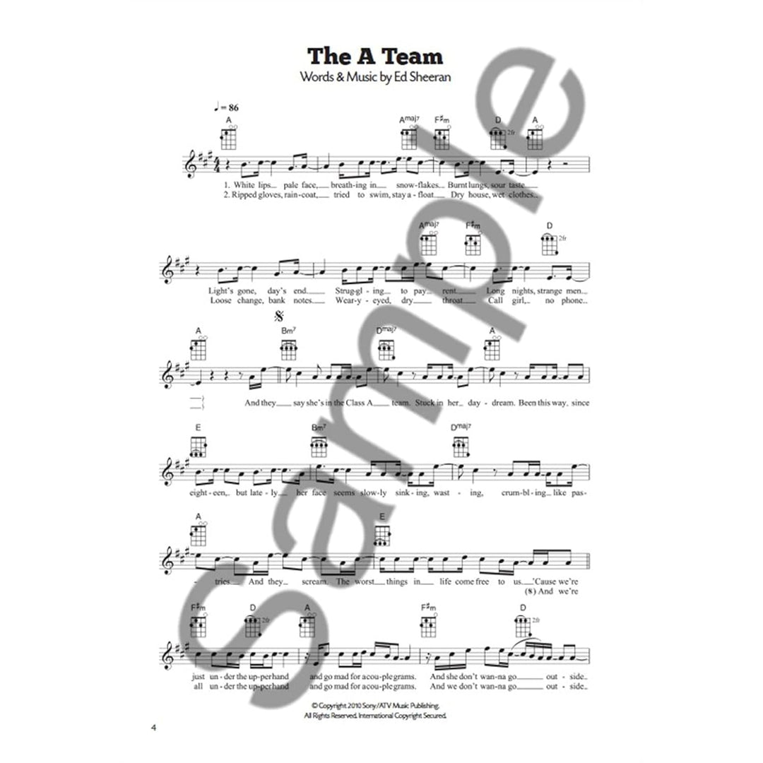 101 Hits For Ukulele (Red Book), Taschenbuch