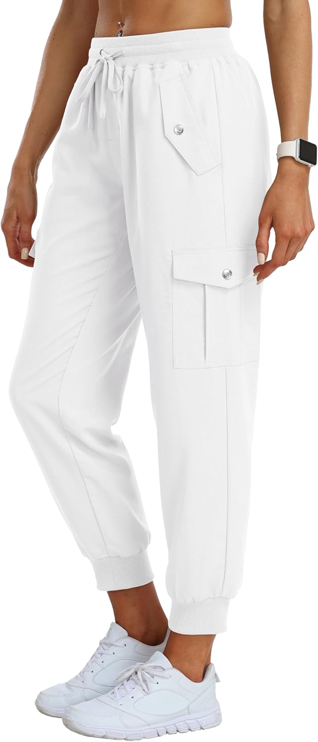JINSHI Hosen Damen Cargohose Wanderhose Leichte Jogginghose Freizeithose Funktionshose Outdoorhose m
