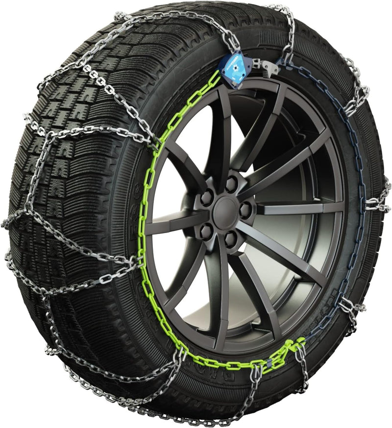 Veriga SG9-120 STOP&GO CAR 9mm Schneeketten Satz (1 Paar= 2 Stück) automatische Spannung für PKW 431