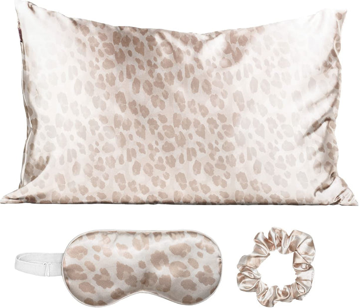 Kitsch Satin-Schlafset Leopard, Leopard