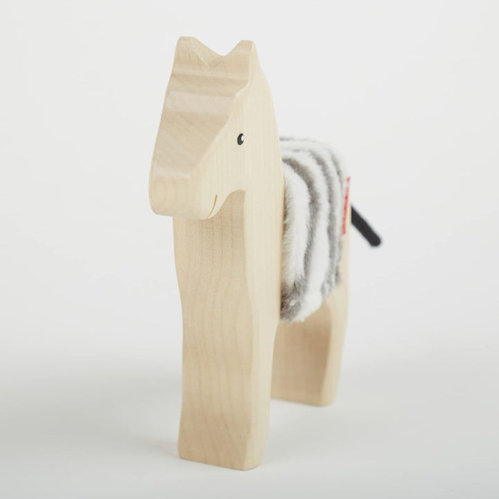 SIGIKID 39505 Holztier Zebra Cudly Wudly Mädchen und Jungen Babyspielzeug empfohlen ab 3 Jahren natu