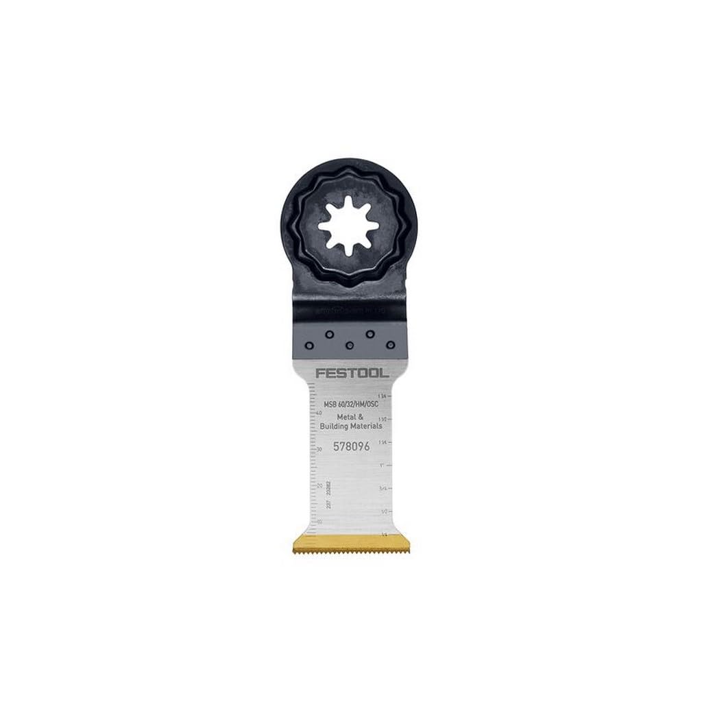Festool Starlock Plus 578096 Oszillierendes Hartmetall-Sägeblatt MSB 60/32/HM/OSC