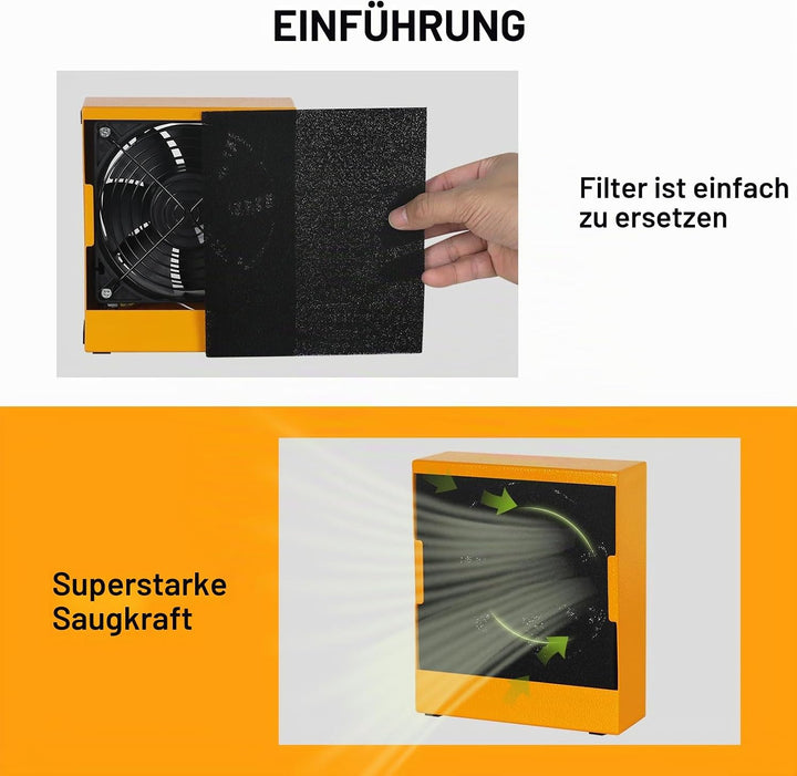 Lötdampfabsauger Rauchabsorber Entferner Rauchverhütungsabsorber 12V DIY Arbeitsventilator für Lötst
