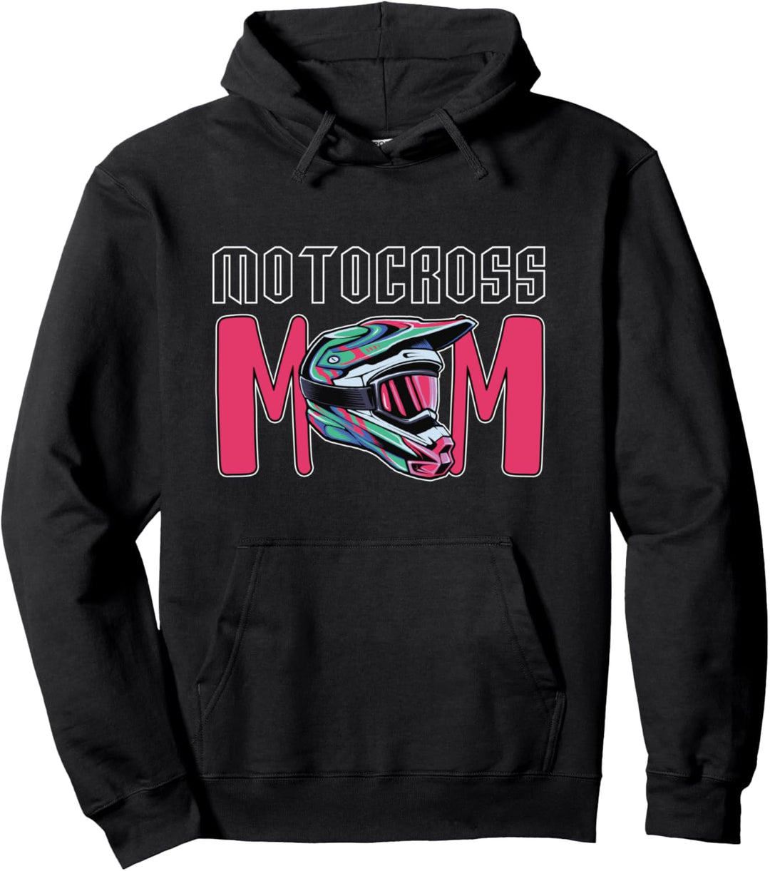 MX Motocross Mama Biker Dirt Bike - Supercross Pullover Hoodie