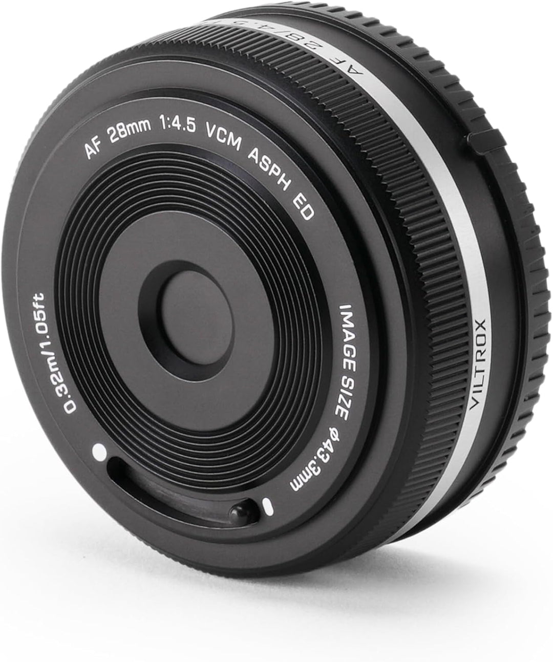 VILTROX 28mm f4.5 Pancake Objektiv für Sony E, Autofokus 28mm f/4.5 FE Chips-Size Ultra-Thin Full Fr