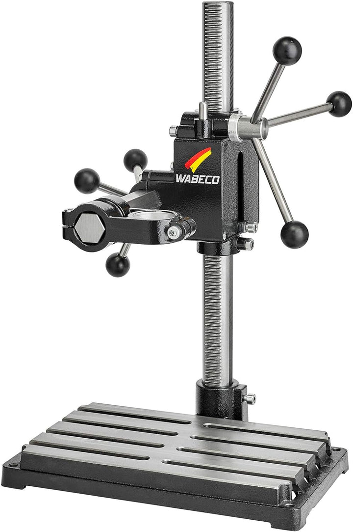 WABECO Bohrständer Fräsständer BF1243 mit Maschinenträger vertikal/horizontal Säule 750 Ausleger 500