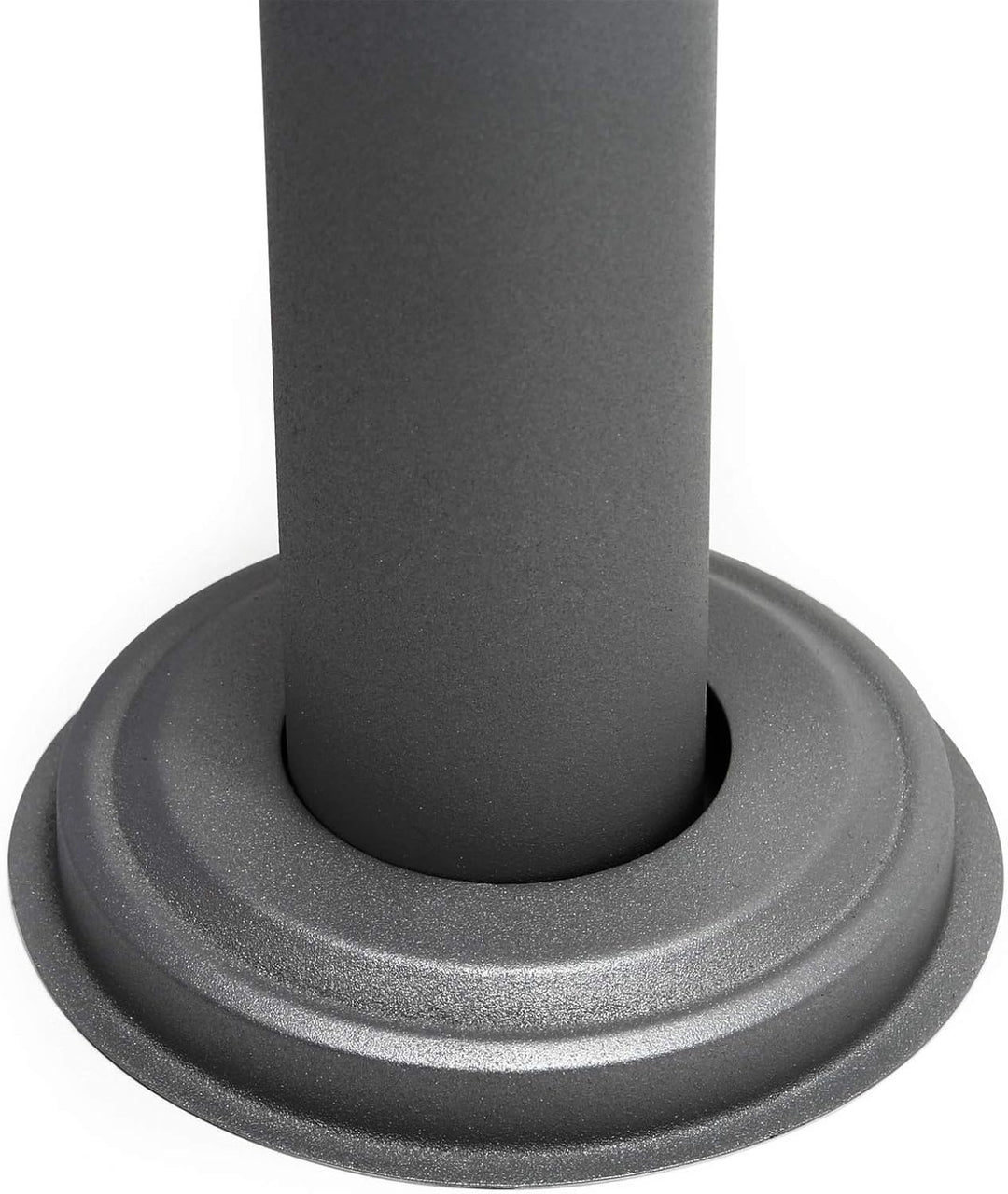 Wiltec Briefkasten Ständer 4-Fach Anthrazit 1700 x 700 mm, Vierfach Standfuss für Postkasten Briefkä