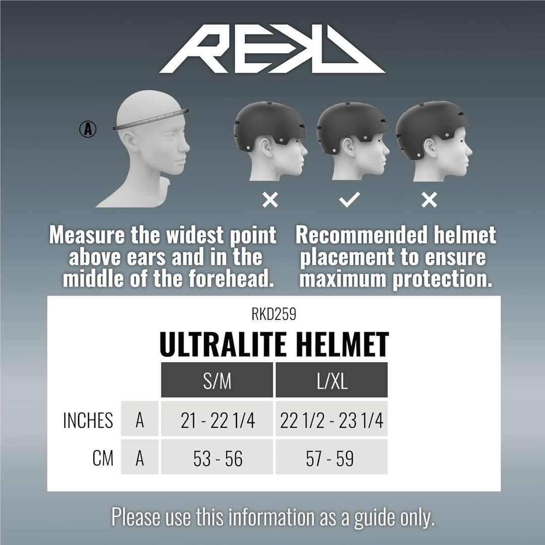 REKD Ultralite In-Mold Helmet Skateboardhelm, Unisex, Erwachsene S / M (53-56 cm) Weiss, S / M (53-5