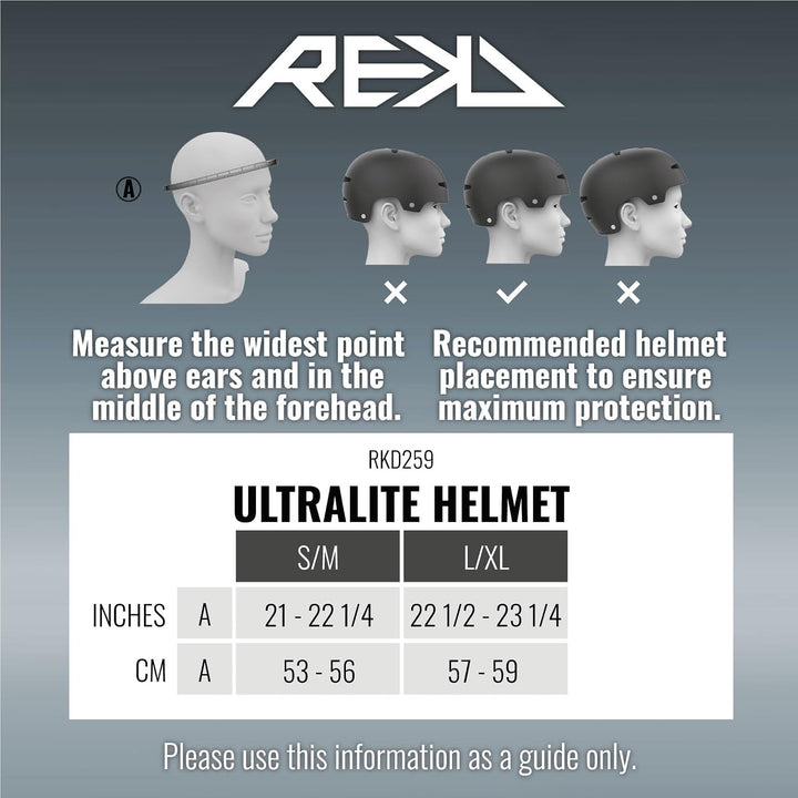 REKD Ultralite In-Mold Helmet Skateboardhelm, Unisex, Erwachsene S / M (53-56 cm) Weiss, S / M (53-5