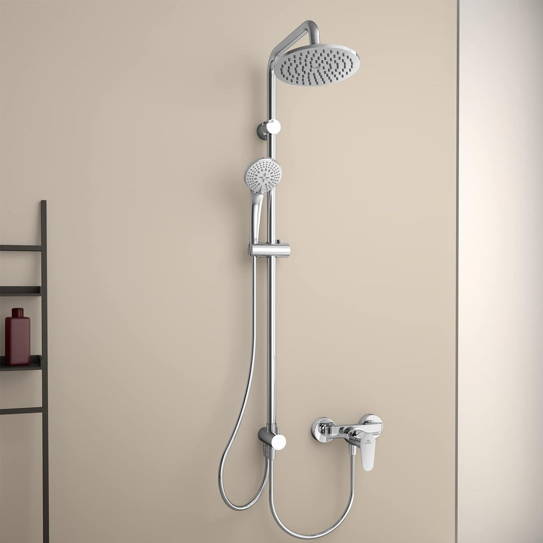 Ideal Standard A5691AA Idealrain Duschsystem Aufputz ohne Aufputz-Armatur 1050mm Chrom, ohne Aufputz