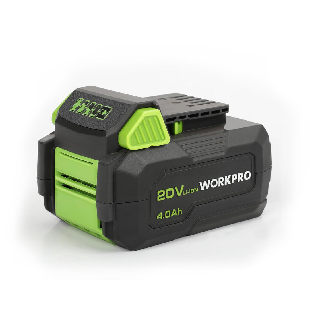 WORKPRO Lithium-Ionen-Akku 20 V 4,0 Ah für kabellose Werkzeuge, 4,0 Ah