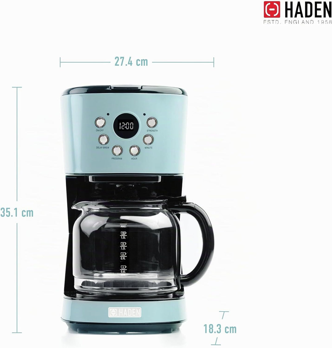 HADEN Heritage Kaffemaschine 1.8 L (Turquoise), Turquoise