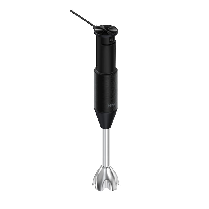 Haier Stabmixer aus Edelstahl + Messbesser I 1000W Pürierstab mit variabler Geschwindigkeit & 3 Klin