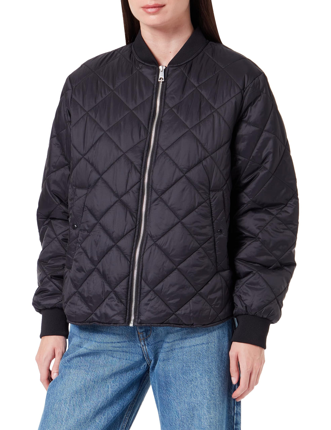 VERO MODA Female Jacke VMHAYLEOLIVIA Steppjacke, S Schwarz
