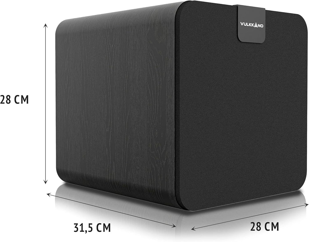 VULKKANO SUB8 Subwoofer Activ 8 Zoll, Frequenz 40Hz-250Hz