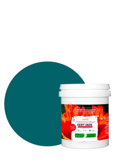 BOX DECO COULEURS Natürliche Farbe, für den Innen- und Aussenbereich, Seidenoptik, 1 l, 13 m² [Energ