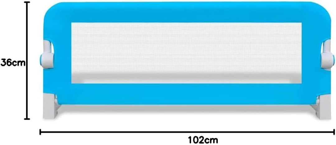 vidaXL Bettschutzgitter 102cm Bettgitter Babay Kinderbettgitter Kinderbett 102x36.5x42 cm (1er Pack)
