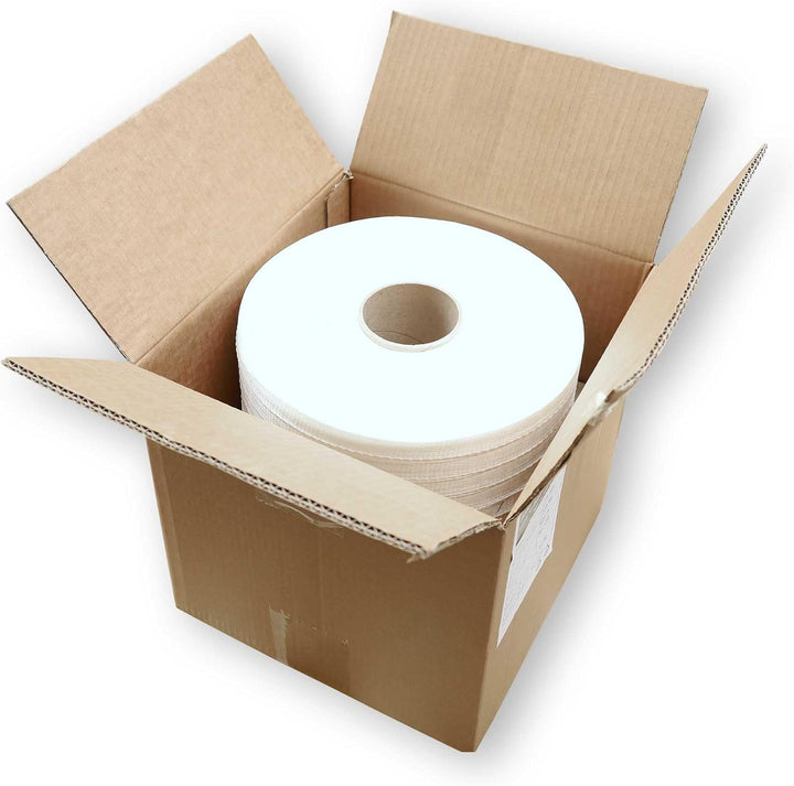 2 ROLLEN x 500m | 19mm gewebtes Polyester Umreifungsband | 750kg Bruchlast | Verzurrband für Ladungs