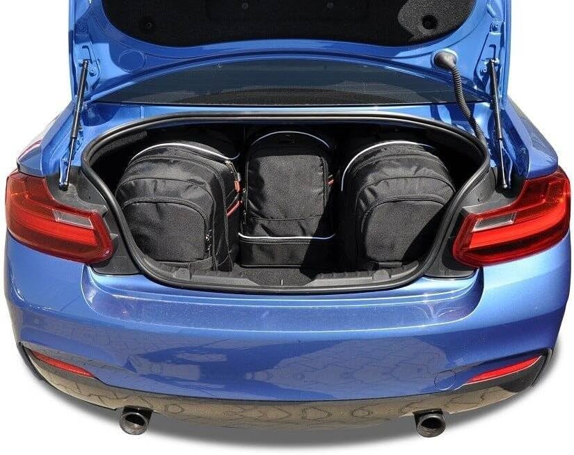 KJUST Dedizierte Reisetaschen 4 stk kompatibel mit BMW 2 COUPE F22 2013-2021