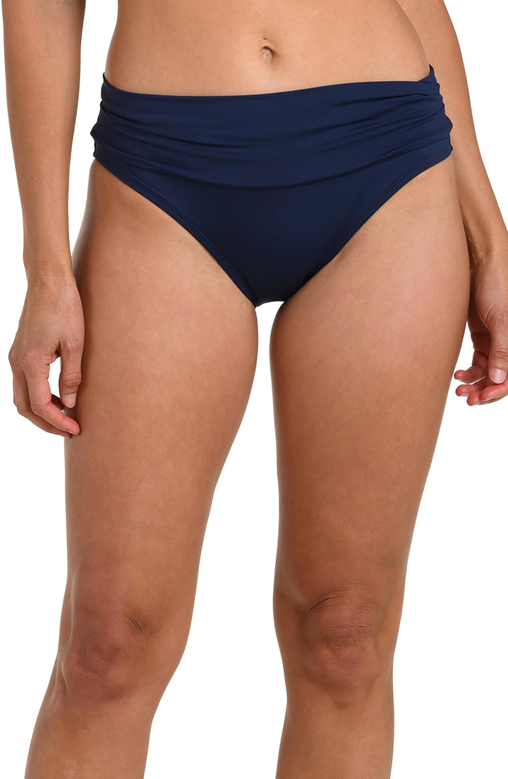 La Blanca Damen Island Goddess Banded Hipster Swimsuit Bottom Badehose Indigo 2, 2 Indigo