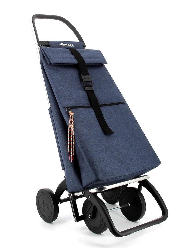 Einkaufstrolley Rolser Big Tweed 4 Räder - Marino 4 Räder Marino, 4 Räder Marino