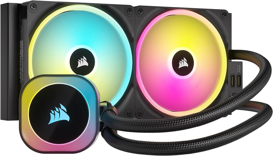 CORSAIR iCUE LINK H115i RGB Flüssig-CPU-Kühler - 280mm AIO - QX140 RGB-Lüfter - Passend Für Intel® L