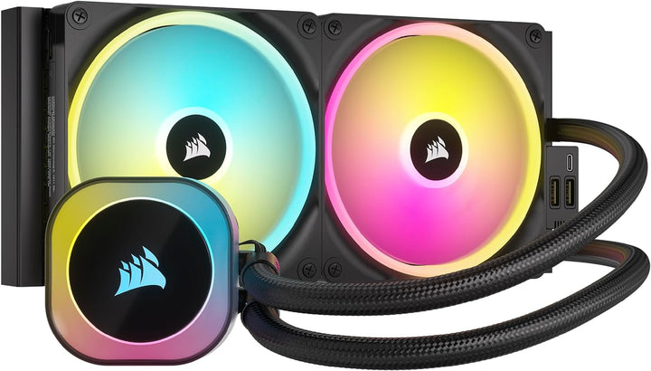 CORSAIR iCUE LINK H115i RGB Flüssig-CPU-Kühler - 280mm AIO - QX140 RGB-Lüfter - Passend Für Intel® L