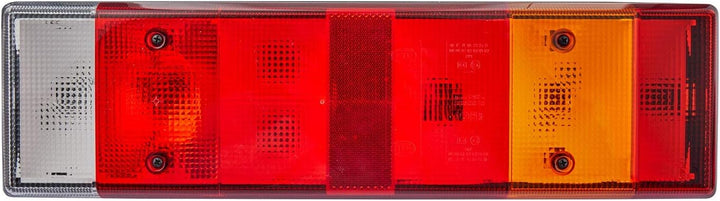 HELLA - Heckleuchte - Glühlampe - 24V - Anbau/geschraubt - Lichtscheibenfarbe: mehrfarbig - Stecker: