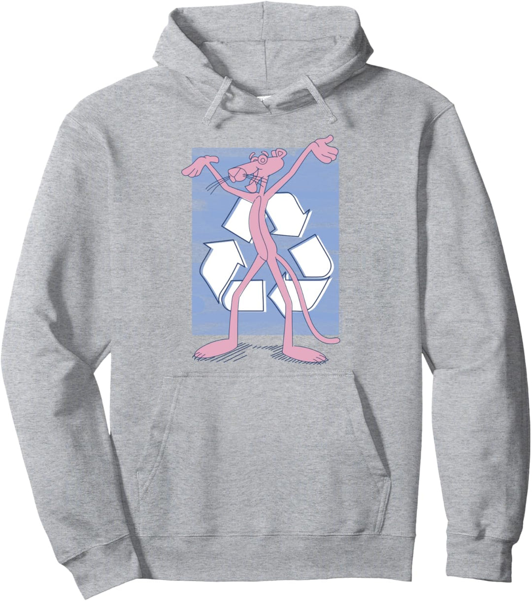 The Pink Panther Recycle Portrait Pullover Hoodie