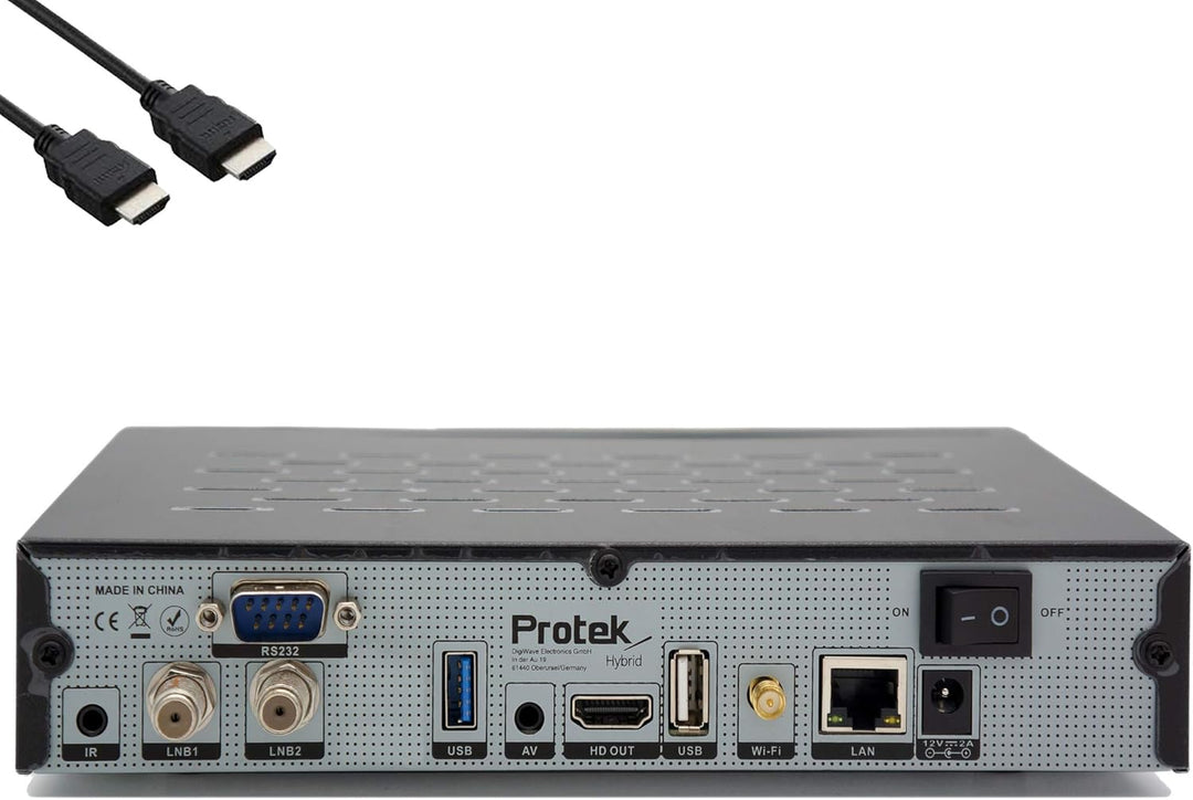 Protek X2 Twin SAT 4K - UHD HDR 2X DVB-S2 Twin Tuner, OpenATV E2 Linux Receiver, Smart TV-Box, Aufna