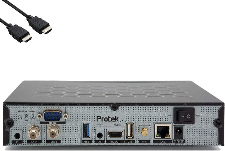 Protek X2 Twin SAT 4K - UHD HDR 2X DVB-S2 Twin Tuner, OpenATV E2 Linux Receiver, Smart TV-Box, Aufna