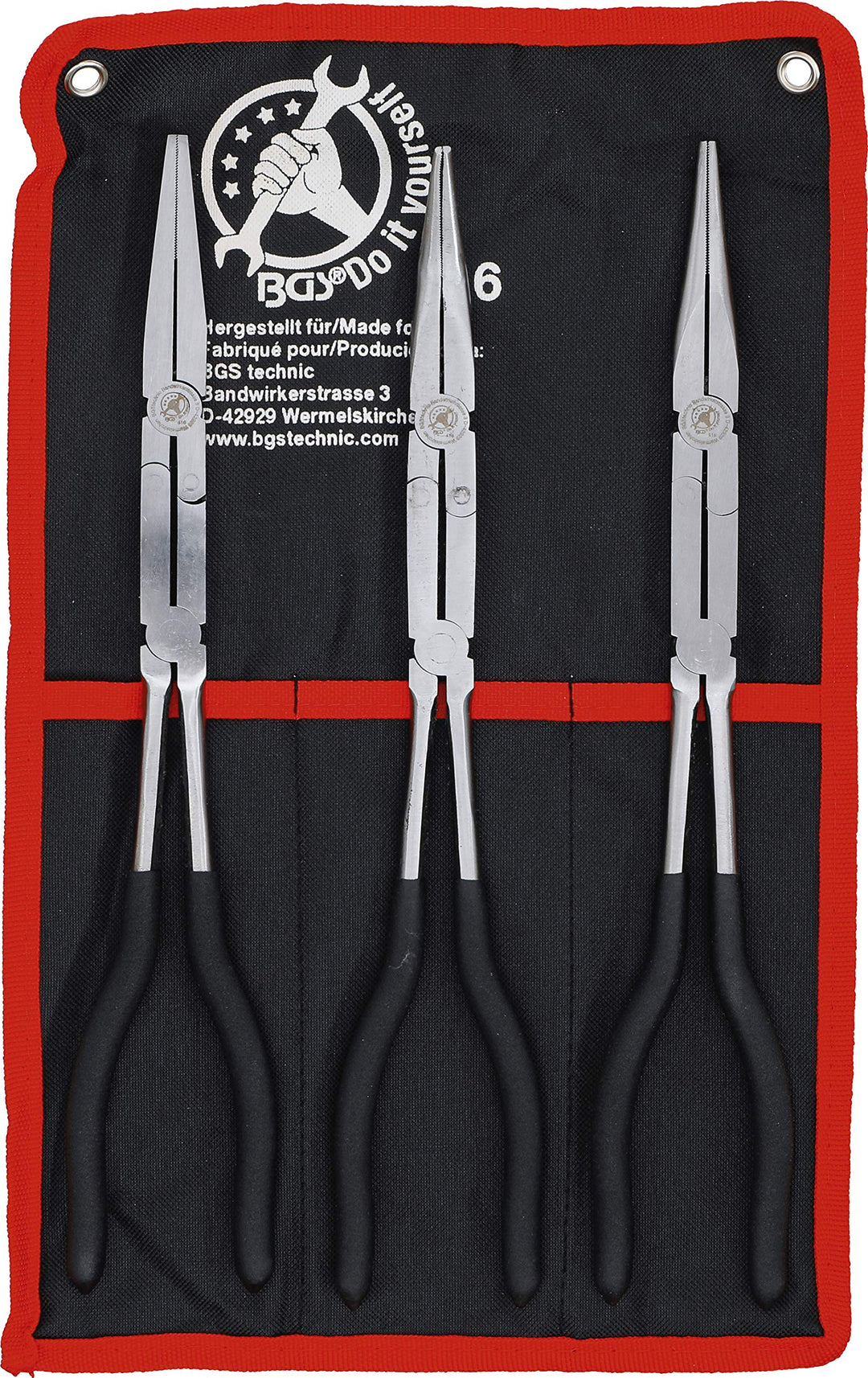 BGS Diy 416 | Doppelgelenk-Zangen-Satz | 3-tlg.