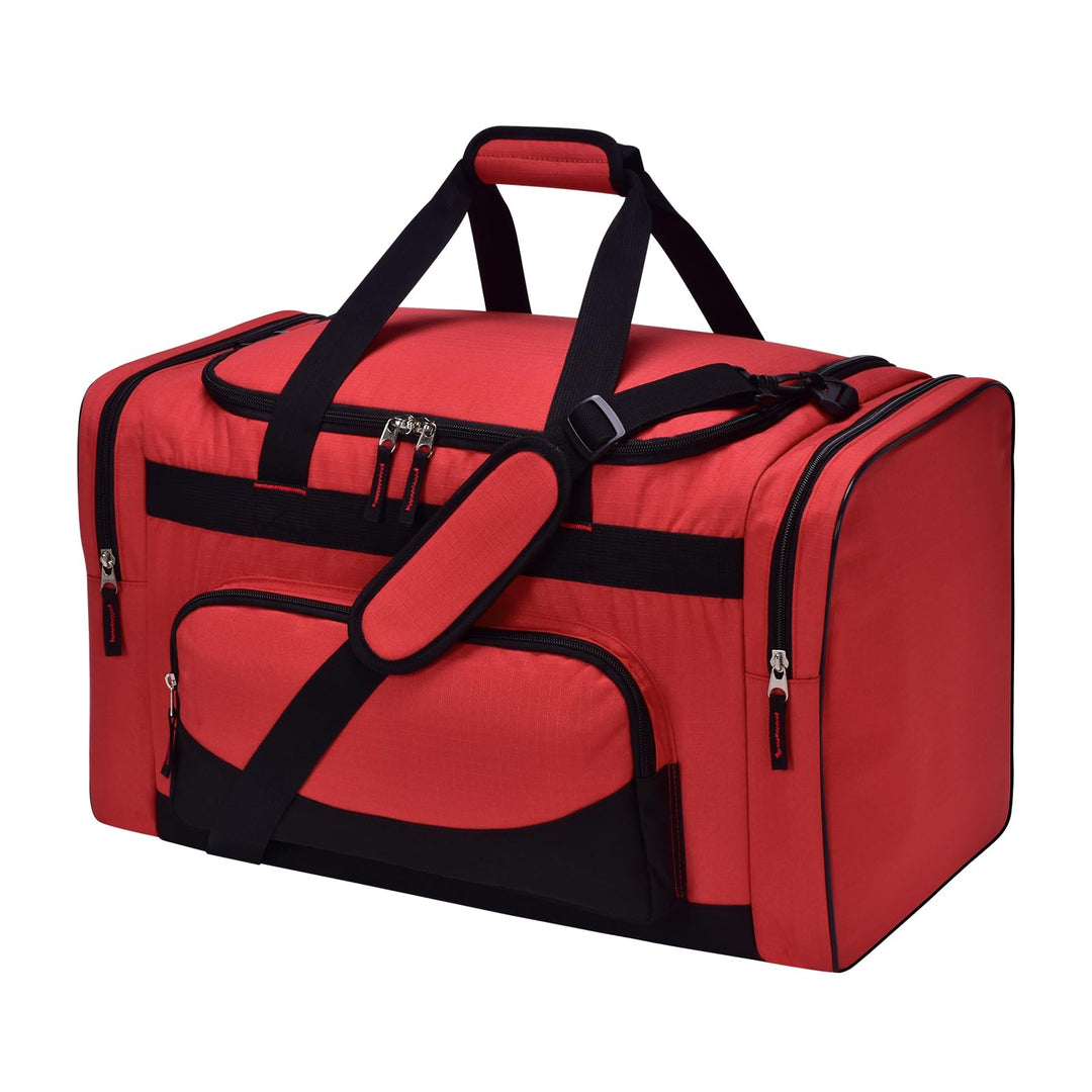 ZZY 55L Sporttasche Herren mit 2 Seitentaschen grosse Reisetasche für Fitness, Training und Reisen 5