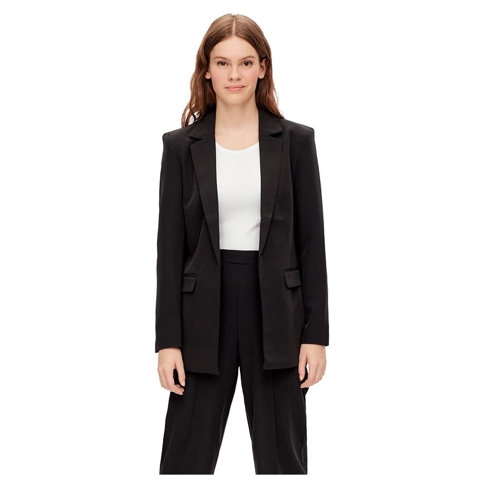 PIECES Damen Pcbossy Ls Loose Blazer Noos Qx XS Schwarz, XS Schwarz