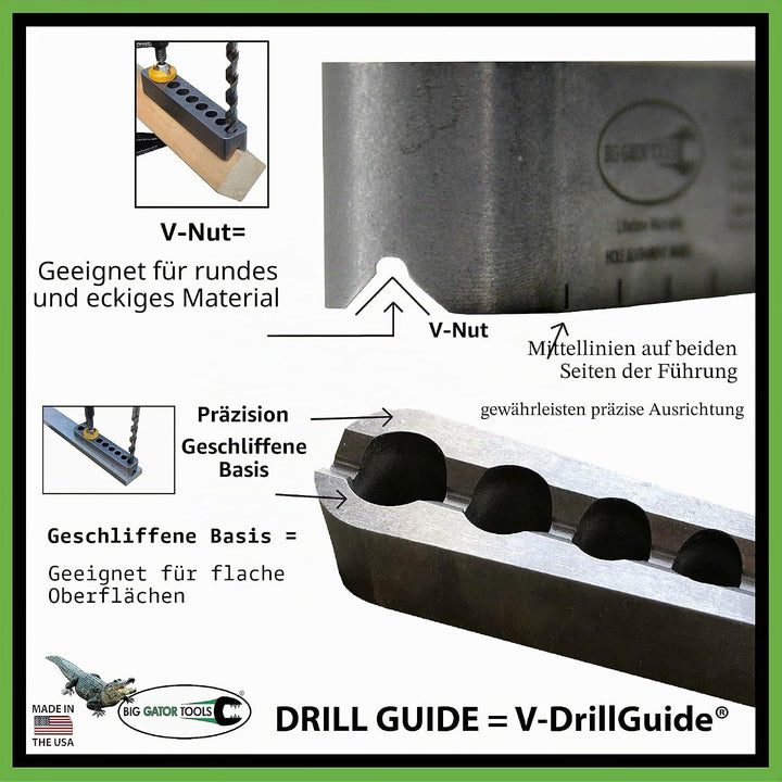 Big Gator Tools std1000dgnp v-Drill Guide