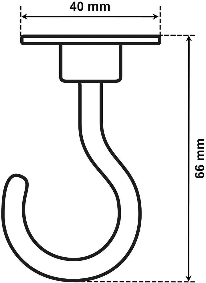 Relight Hook Up, Deckenhaken aus Messing, Weiss - 3 Stück Weiss 3 Stück, Weiss 3 Stück