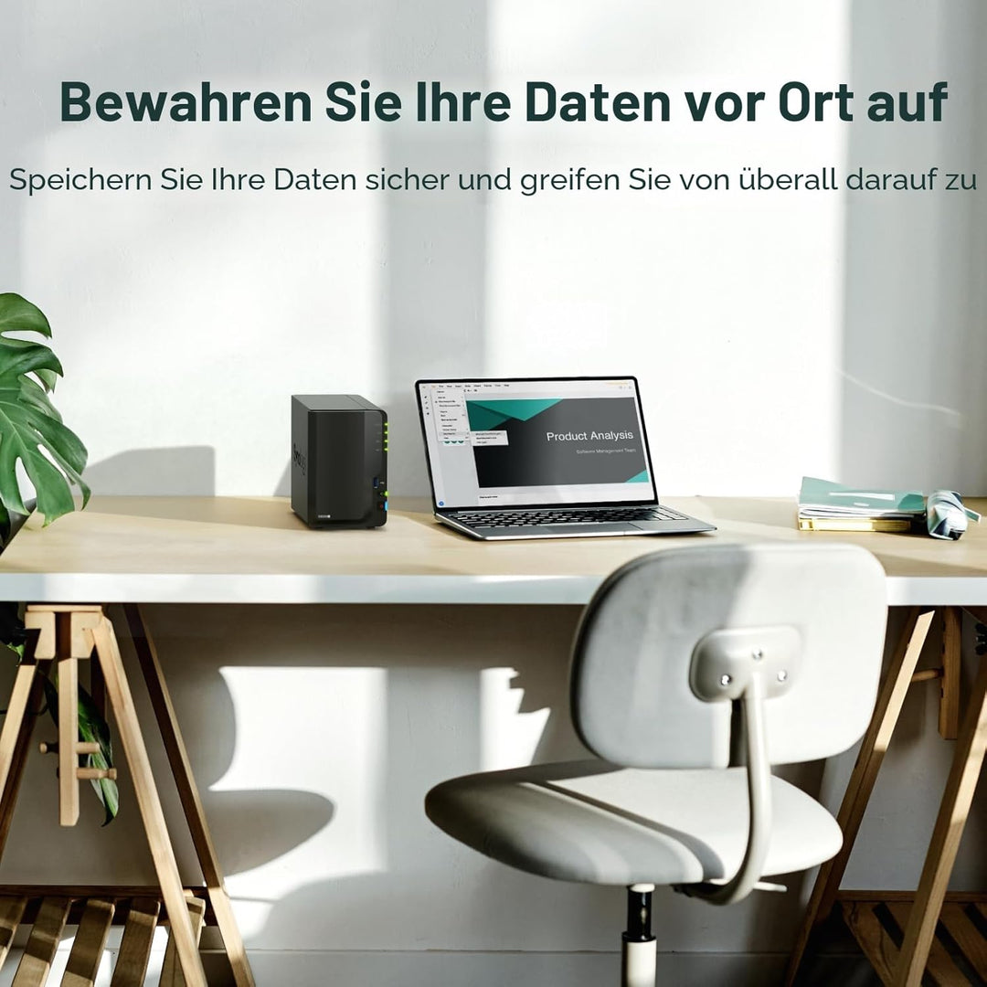 Synology DiskStation DS224+ Netzwerkspeicherlaufwerk (Schwarz)