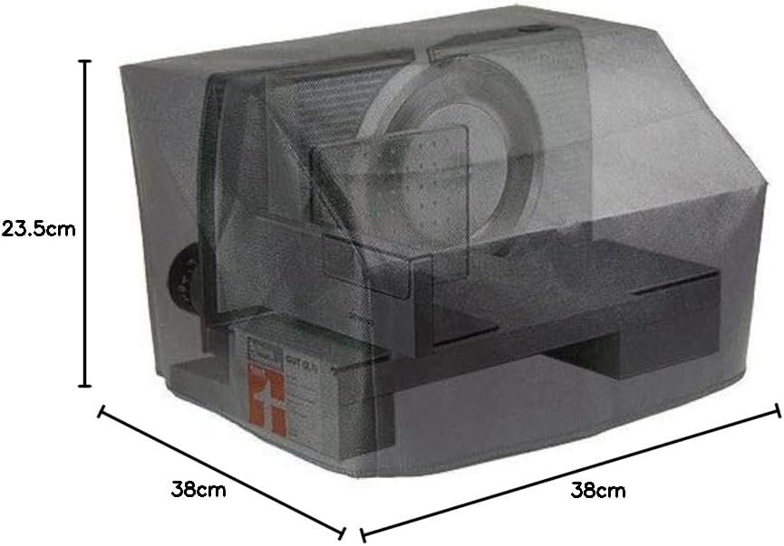 ROTRi massgenaue Staubschutzhülle für Allesschneider Graef Master M 20 - schwarz. Made in Germany Po