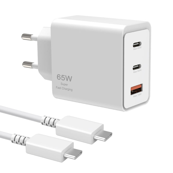 65W USB C Ladegerät, Schnellladegerät 2.0 für Samsung Galaxy S23, S23 Ultra, S22, S22 Ultra, Tab S9+