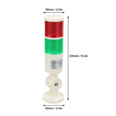 Industrielle Warnleuchten, LED-Signal-Tower-Stack-Leuchten, Säulensicherheitsturmlampe mit drehbarem