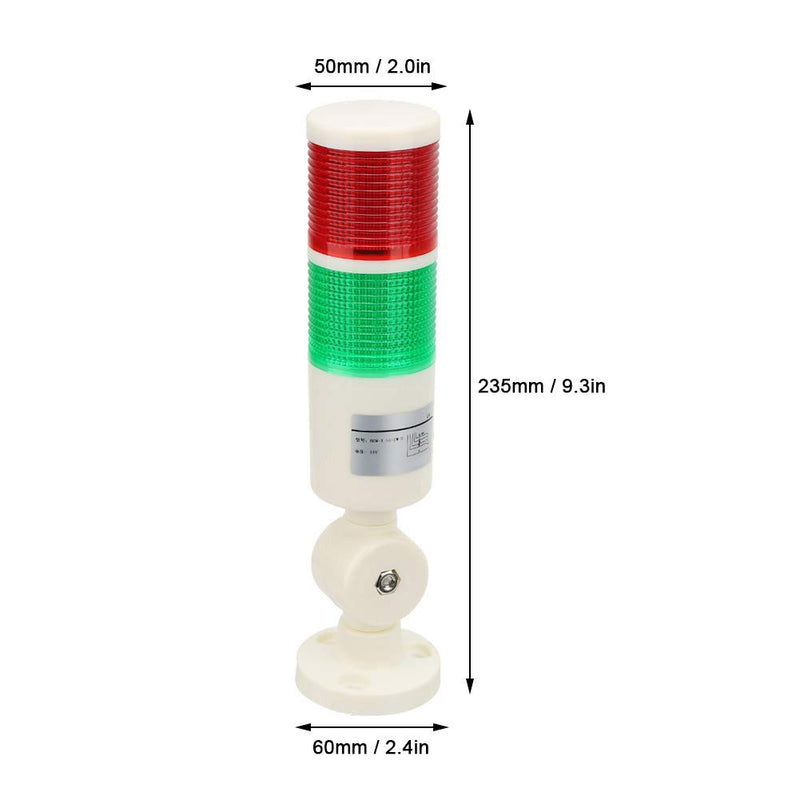 Industrielle Warnleuchten, LED-Signal-Tower-Stack-Leuchten, Säulensicherheitsturmlampe mit drehbarem