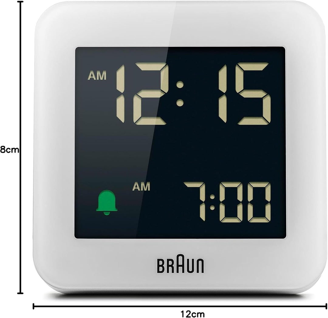 Braun Digitaler Wecker Schlummerfunktion, Negatives LC-Display, Schnelleinstellfunktion, Crescendo-A