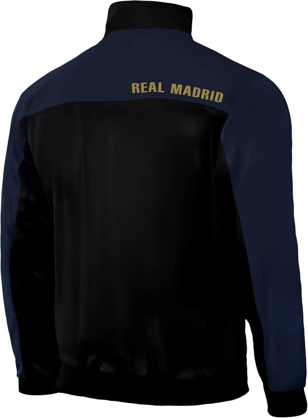 Icon Sports Unisex Poly Track Jacket Trainingsjacke M Real Madrid | Schwarz, M Real Madrid | Schwarz
