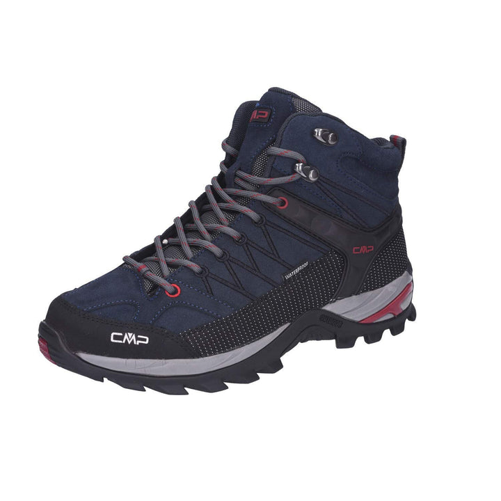 CMP Herren Rigel Mid Shoe Wp Trekking-& Wanderstiefel 39 EU Asphalt Syrah, 39 EU Asphalt Syrah