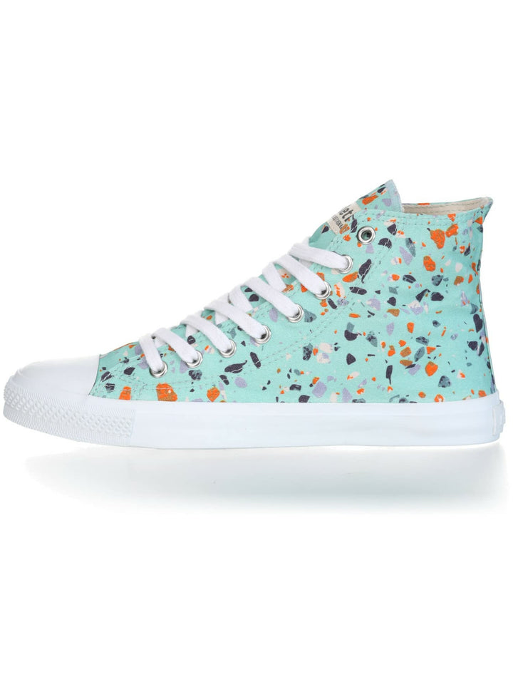 Ethletic Unisex Fair Trainer White Cap Hi Cut Collection 18 Sneaker 41 EU Terrazzo Spearmint Just Wh