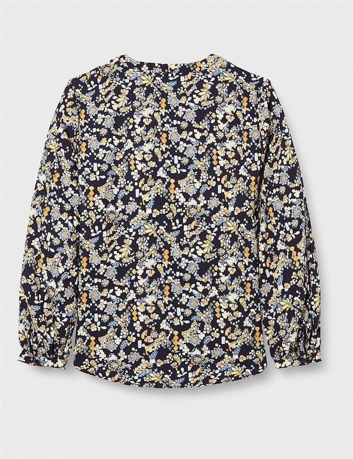 s.Oliver Damen Bluse Langarm 34 Blau, 34 Blau