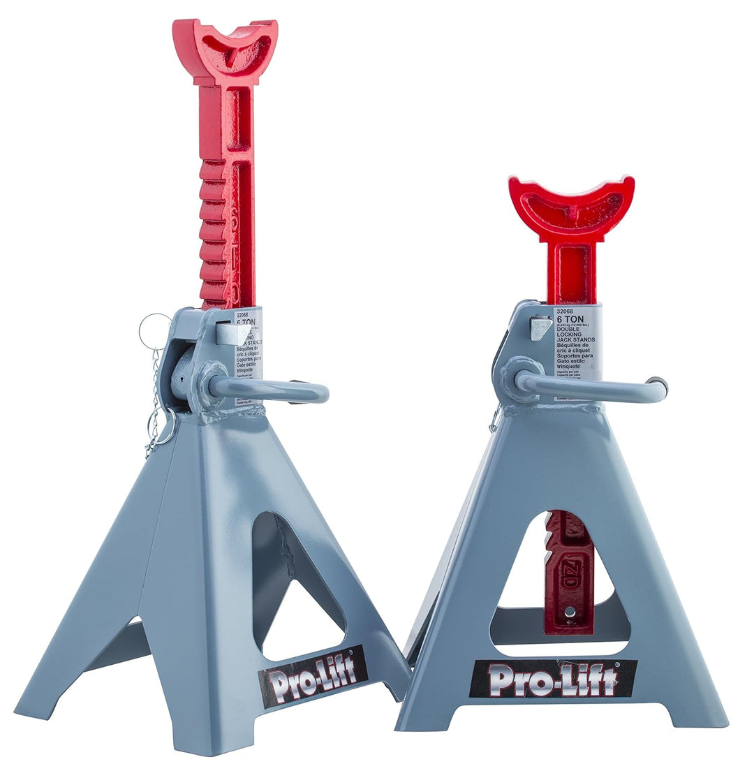 Pro-Lift T-6906D Doppelstift Unterstellbock | Unterstellböcke Kfz - 6 Tonnen, 1 Pack, 18x12 Inch